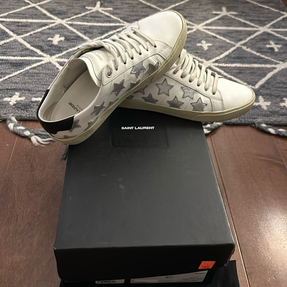 YSL  Court Metallic Star sneakers - Picture 8 of 11
